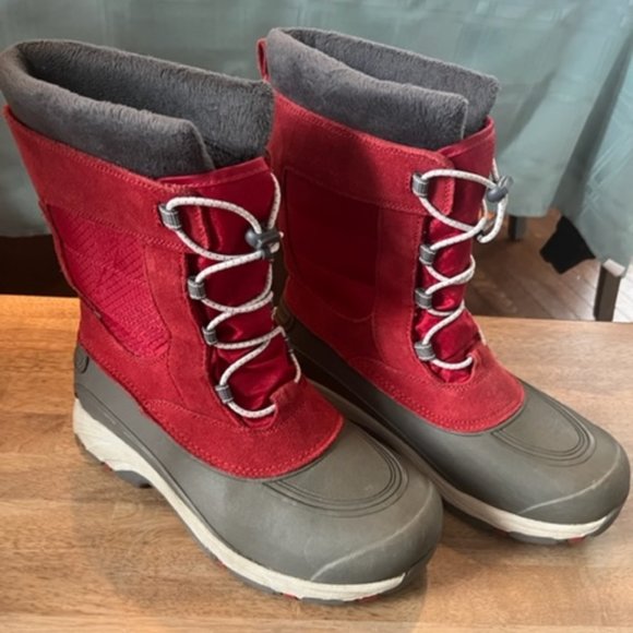 Lands' End Shoes Lands End Winter Snow Boot Red 9b Poshmark